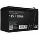Green Cell AGM50 UPS batteri VRLA AGM 12 V 10 At