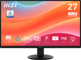 MSI Pro MP272L computerskærm 68,6 cm (27") 1920 x 1080 pixel Fuld HD LED Sort