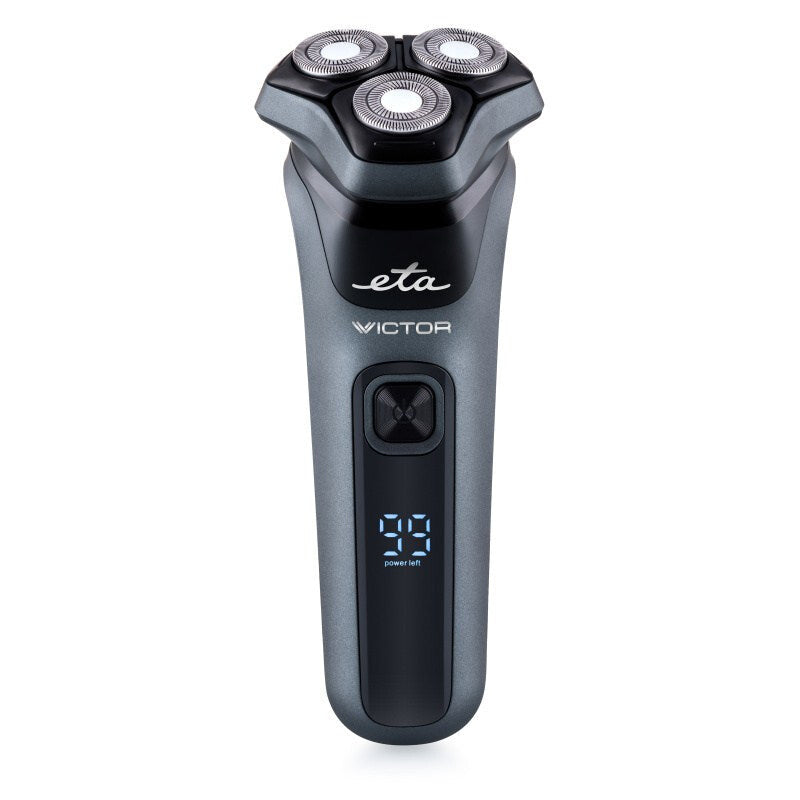 Eta Victor 6343 90000 Rotations shaver Trimmer Sort, Grå