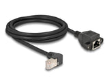 DeLOCK 80312 netværkskabel Sort 2 m Cat6a S/FTP (S-STP)
