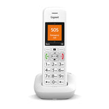 Gigaset E390 Analog/DECT-telefon Nummervisning Hvid