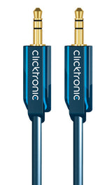 ClickTronic 70482 lydkabel 10 m 3.5mm Blå