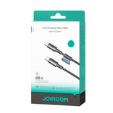 JOYROOM S-A50 C C USB-kabel USB 2.0 1,2 m USB C 0,48 Gbit/sek. 60 W Grå