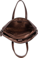 Cirafon DZ-1052-R1 taske og etui til laptop 39,6 cm (15.6") Mappe Brun