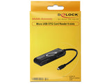 DeLOCK 91732 kortlæser USB 2.0 Sort
