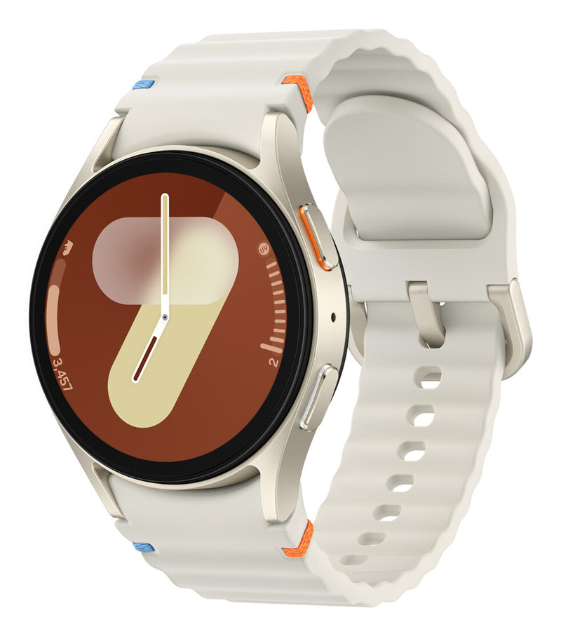 Samsung Galaxy Watch7 3,3 cm (1.3") AMOLED 40 mm Digital 432 x 432 pixel Berøringsskærm 4G Cremefarvet Wi-Fi GPS (satellit)