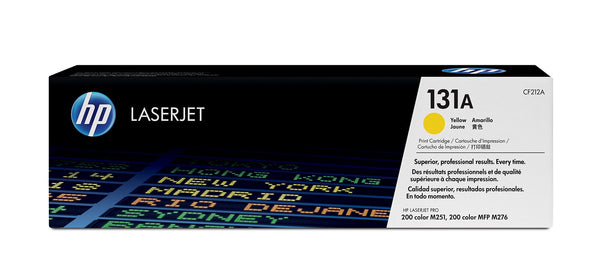 HP Original 131A LaserJet-tonerpatron, gul
