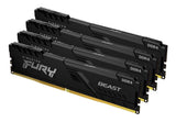 Kingston Technology FURY Beast 64GB 3200MT/s DDR4 CL16 DIMM (Sæt med 4) 1Gx8 Black