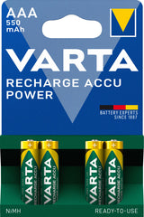 Varta Ready2Use HR03 4pcs Genopladeligt batteri AAA Nikkel-Metalhydrid (NiMH)