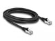 DeLOCK 80136 netværkskabel Sort 3 m Cat6a S/FTP (S-STP)