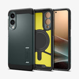 Spigen Tough Armor AI (MagFit) mobiltelefon etui 17 cm (6.7") Cover Grøn