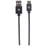 Manhattan 354929 USB-kabel USB 2.0 2 m USB A USB C 0,48 Gbit/sek. Sort