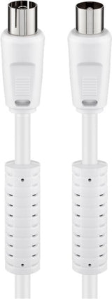 Goobay 50726 koaxial kabel 7,5 m Koaksial Hvid