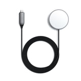 Satechi ST-UCQIMCM oplader til mobil enhed Mobiltelefon Grå, Hvid USB Trådløs opladning Indendørs