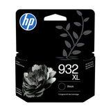 HP Original 932XL-blækpatron med høj kapacitet, sort
