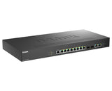 D-Link DMS-1250-12TP/E netværksswitch Administreret 2.5G Ethernet (100/1000/2500) Strøm over Ethernet (PoE) Sort