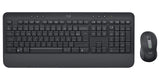 Logitech Signature MK650 Combo for Business tastatur Mus inkluderet Kontor Bluetooth AZERTY Fransk Grafit