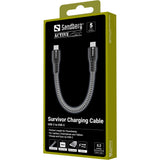 Sandberg 441-66 USB-kabel USB 2.0 0 m USB C 100 W Sort, Hvid