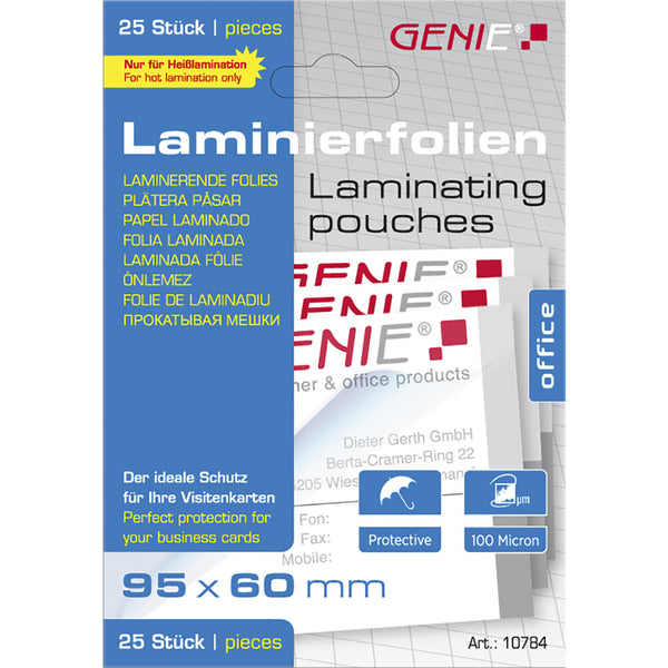Genie 10784 plastlomme 25 stk