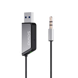 Savio TR-16 FM-sender 2400 - 2483,5 MHz Bluetooth Sort, Sølv