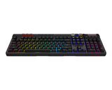 MSI STRIKE PRO WIRELESS tastatur Spil USB + Bluetooth QWERTY US engelsk Sort