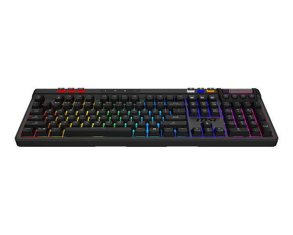 MSI STRIKE PRO WIRELESS tastatur Spil USB + Bluetooth QWERTY US engelsk Sort