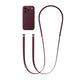 Apple Crossbody-rem – bordeaux