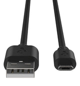 Ansmann 1700-0129 USB-kabel 1 m USB A Micro-USB B 0,48 Gbit/sek. Sort