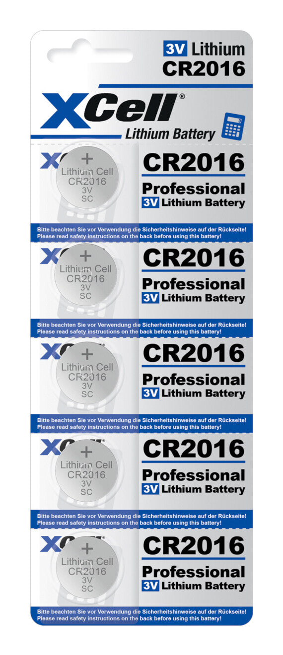 XCell 145591 husholdningsbatteri Engangsbatteri CR2016 Lithium