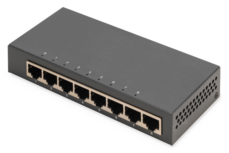 Digitus DN-80066-1 netværksswitch Ikke administreret Gigabit Ethernet (10/100/1000) Sort