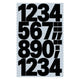 Avery 3785 selvklæbende etiket Permanent Sort 48 stk