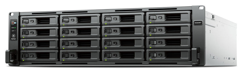 Synology RS2825RP+ 16 Bay NAS Stativ (3U) V1780B 8 GB DDR4 Synology DSM Grå
