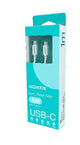 ADATA CACC-100PN-WH USB-kabel USB 2.0 1 m USB C 100 W Hvid
