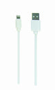 Gembird CC-USB2-AMLM-W-1M Lightning kabel Hvid