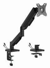 Gembird MA-DA1U-01 skærmbeslag og -stativer 81,3 cm (32") Skrivebord Sort