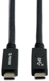 Prokord USB3.1 CM-CM 01 USB-kabel USB 3.2 Gen 2 (3.1 Gen 2) 0,25 m USB C Sort