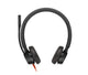 HP Poly Blackwire 3325 Stereo Microsoft Teams Certified USB-C Headset +3.5mm Plug +USB-C/A Adapter