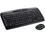 Logitech Wireless Combo MK330 tastatur Mus inkluderet Hjem USB QWERTY UK engelsk Sort