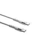 Akyga AK-USB-40 USB-kabel USB 2.0 1 m USB C 60 W Hvid
