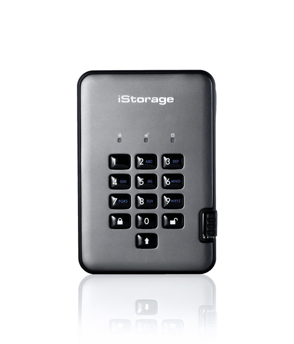 iStorage diskAshur PRO2 1 TB USB Type-A 3.2 Gen 1 (3.1 Gen 1) Sort