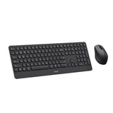 Rapoo 9390M tastatur Mus inkluderet Bluetooth QWERTY Engelsk Mørkegrå