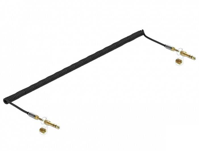 DeLOCK 85839 lydkabel 5 m 3.5mm Sort