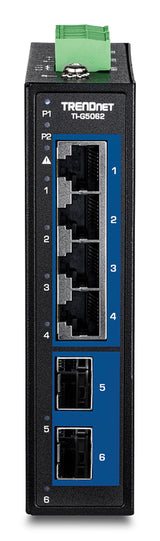 Trendnet TI-G5062 netværksswitch Ikke administreret 2.5G Ethernet (100/1000/2500) Sort