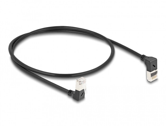 DeLOCK 80292 netværkskabel Sort 0,5 m Cat6a S/FTP (S-STP)