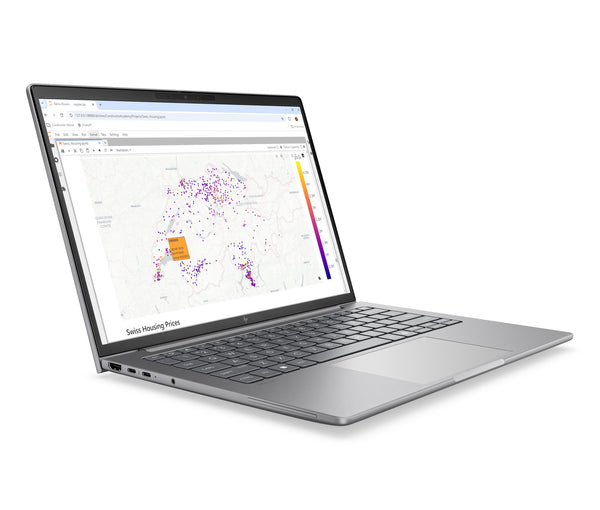 HP ZBook 8 G2a Copilot+ PC AMD Ryzen AI 7 PRO PRO 450 Mobil workstation 35,6 cm (14") WUXGA 32 GB DDR5-SDRAM 512 GB SSD Wi-Fi 7 (802.11be) Windows 11 Pro AI Workstation, AI PC Sølv