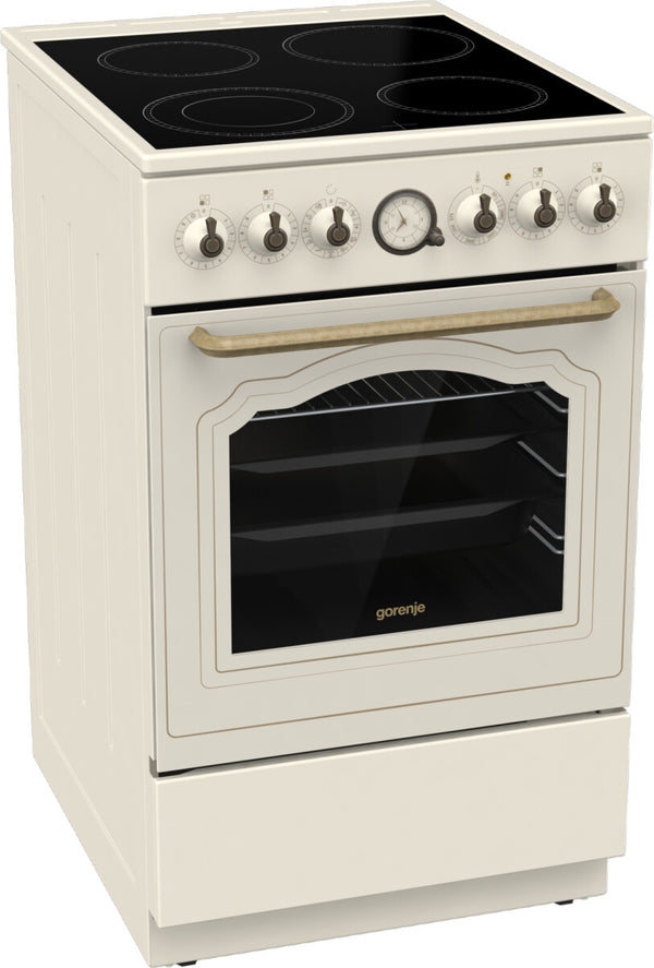 Gorenje GECS5B70CLI Fritstående komfur Elektrisk Keramisk Beige