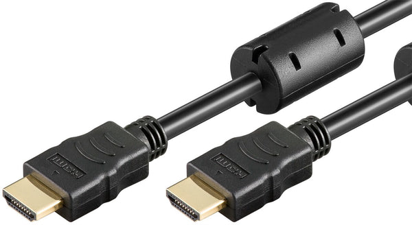 Goobay 61305 HDMI-kabel 15 m HDMI Type A (Standard) Sort