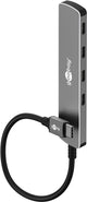 Goobay 79160 interface hub USB 3.2 Gen 1 (3.1 Gen 1) Type-C 5000 Mbit/s Grå
