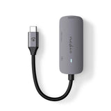 Nedis CCGB64230GY01 interface hub USB 3.2 Gen 1 (3.1 Gen 1) Type-C 5000 Mbit/s Grå