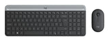 Logitech 920-009190 tastatur Mus inkluderet Universel RF trådløst AZERTY Fransk Grafit